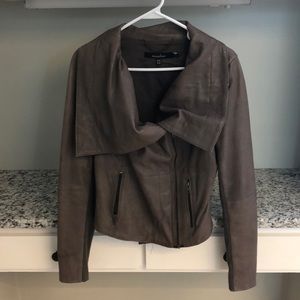 Faux Leather Moro Jacket